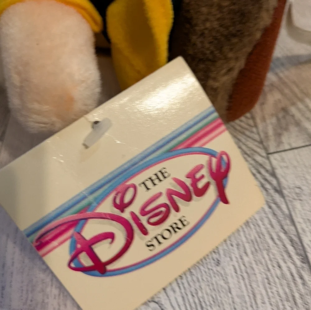 Disney Plush Dwarf with Green Hat and White Beard Blushful Vintage